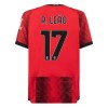 AC Milan R. Leao 17 Hjemme 23-24 - Barn Draktsett